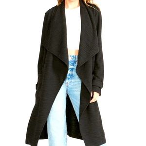 Steve Madden Dakota open Trench coat sweater